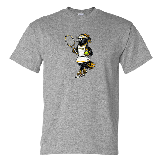 Oriole Girl Bird Tennis Youth Tee