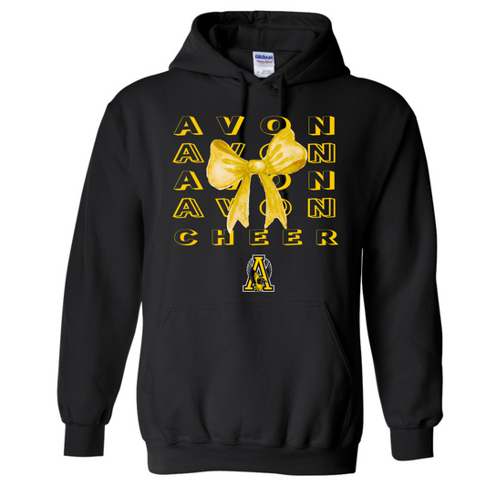 Gold Bow Avon Cheer Hoodie