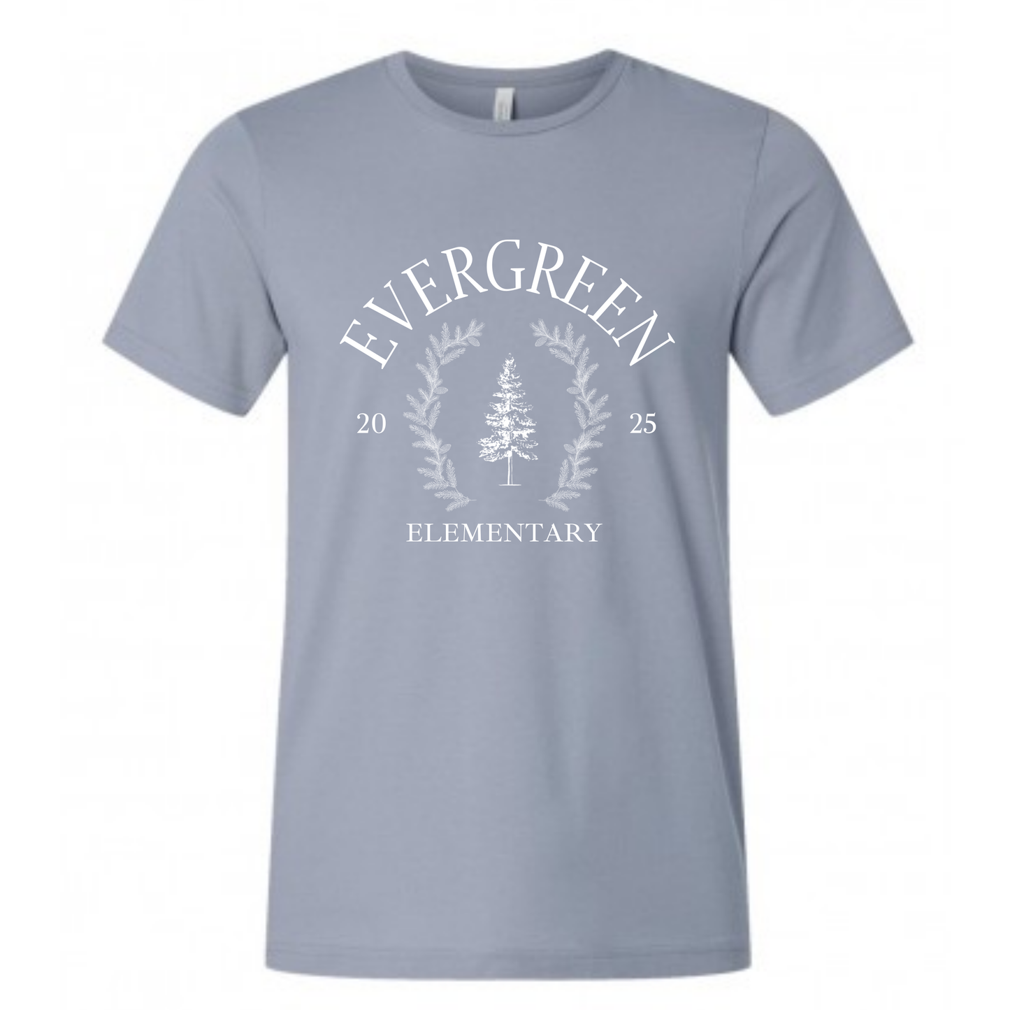 Evergreen Tree Elementary Adult Tee