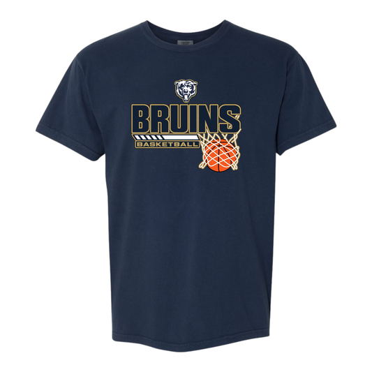 Bruins Basketball Net Adult Tee
