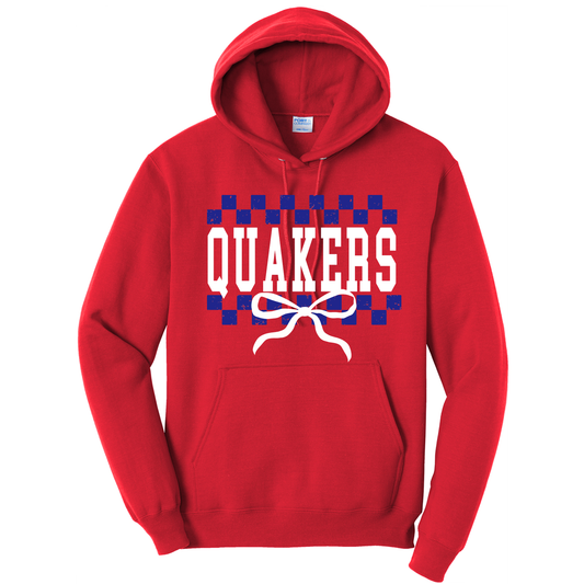 Quakers Checkers & Bow Hoodie