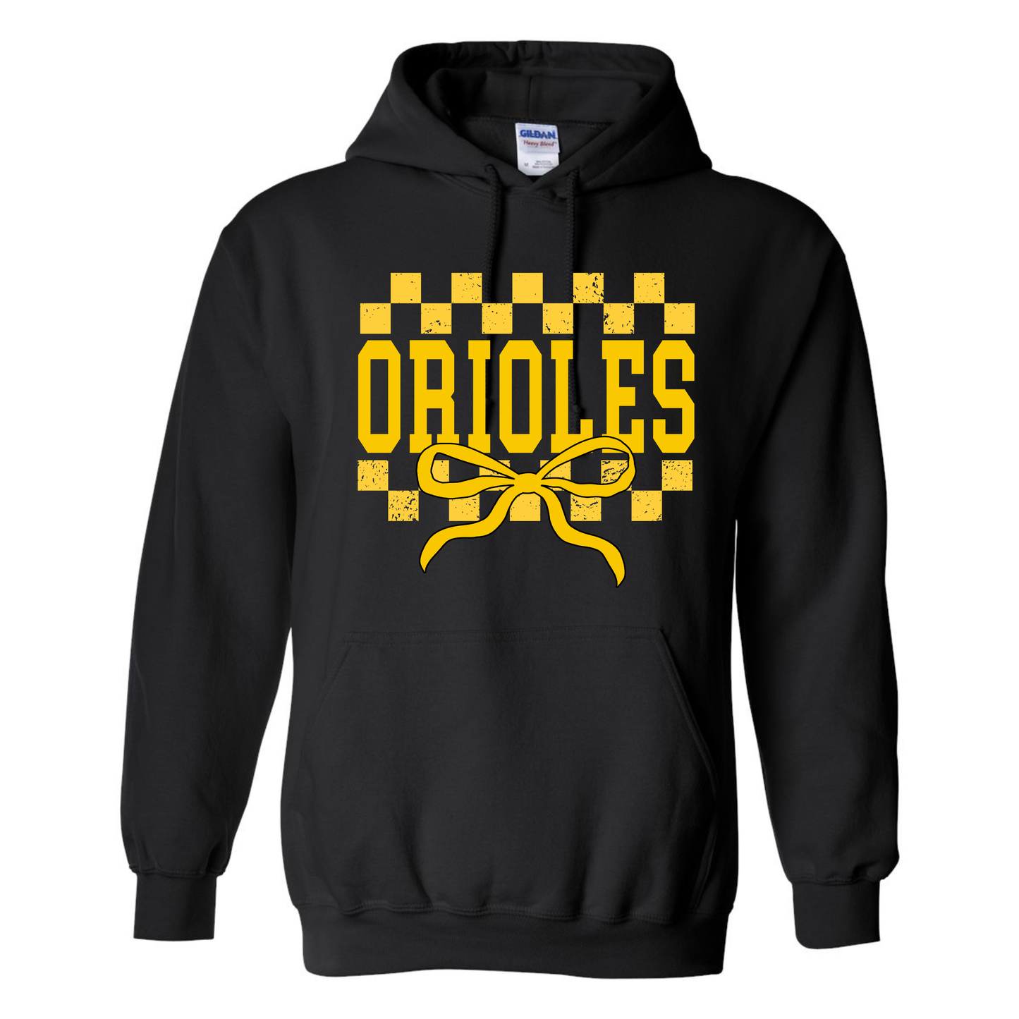 Checkers & Bows Orioles Hoodie