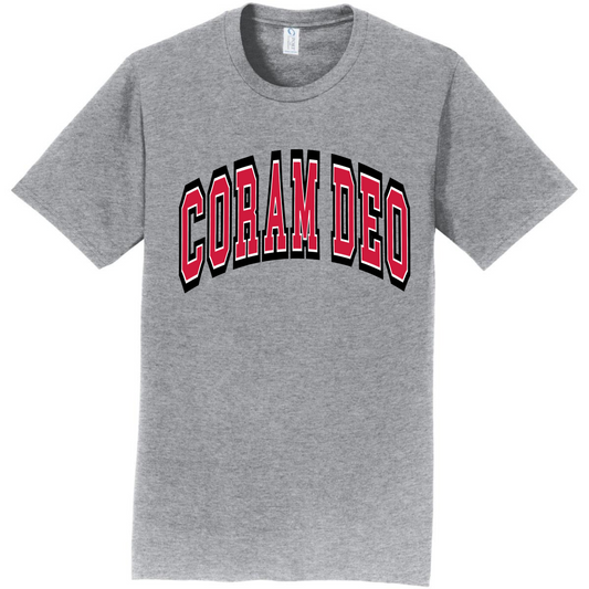 Coram Deo Varsity Tee