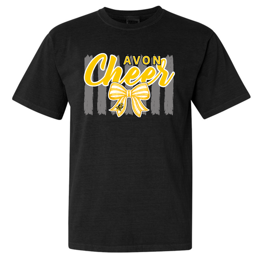 Striped Avon Cheer Youth Tee