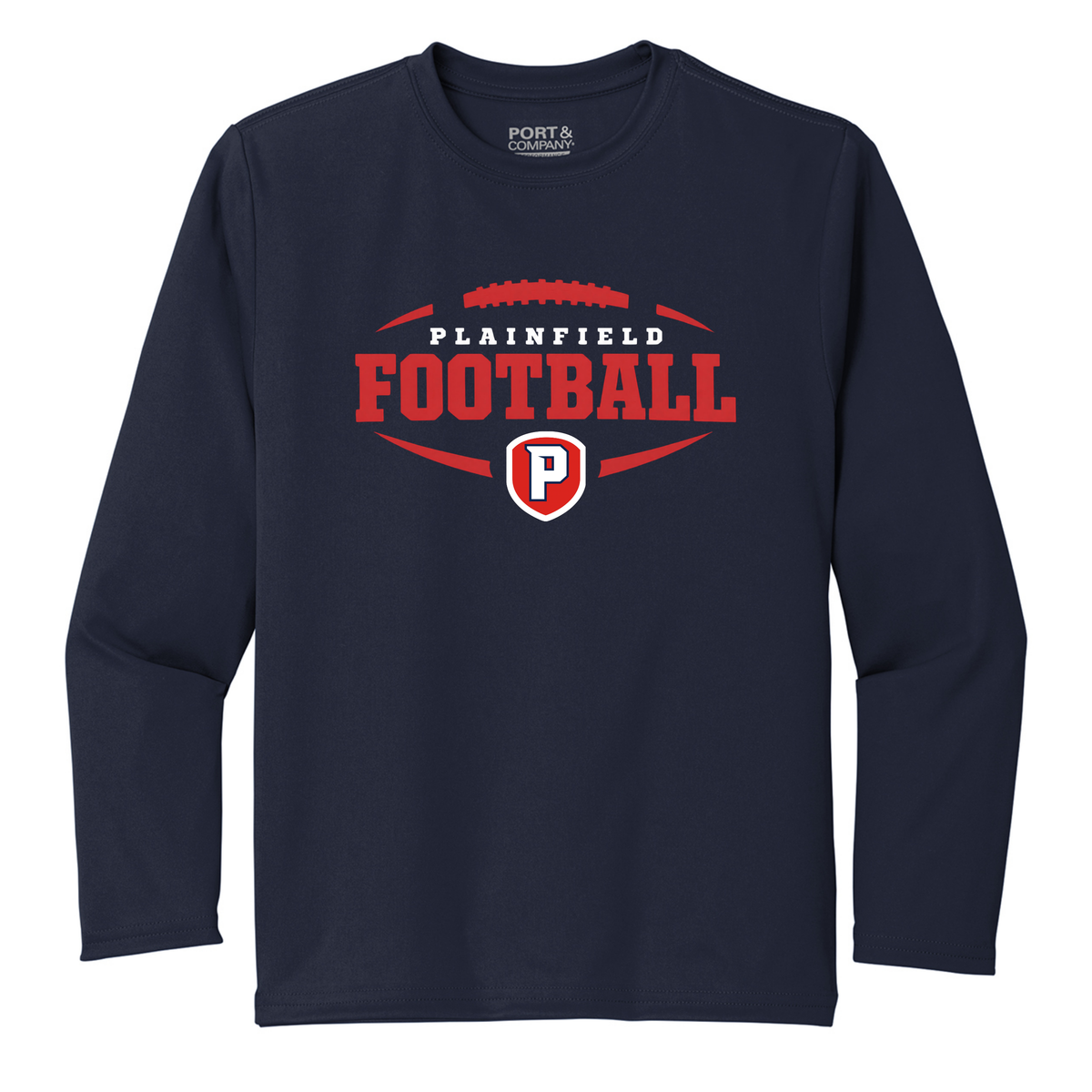 Quakers Football Gameday Long Sleeve Youth Tee