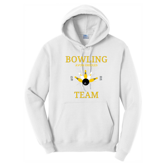 Bowling Team Hoodie (white)