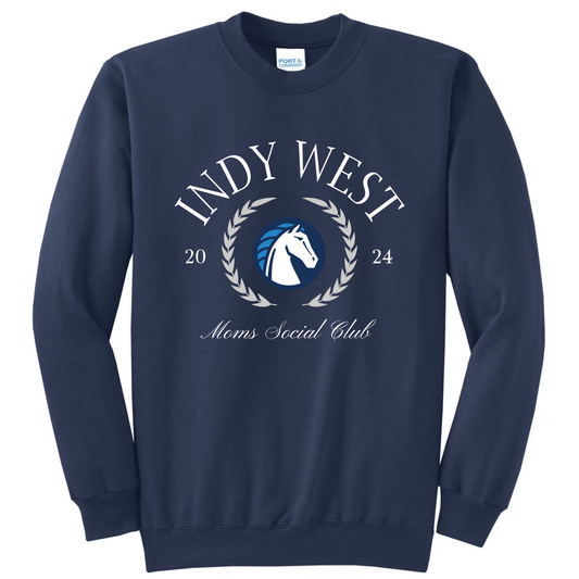 Indy West Moms Club Crew (Navy)