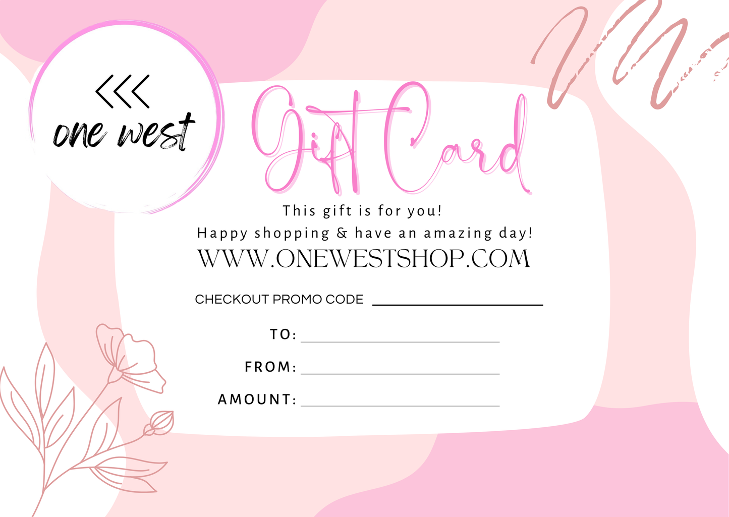 One West Gift Card