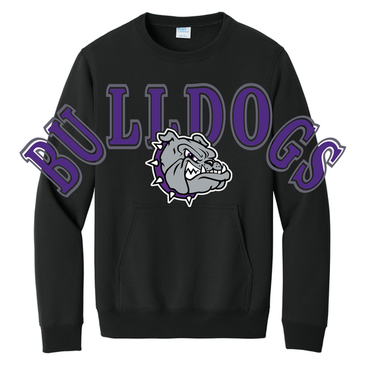 Brownsburg Throwback Crew (Black)