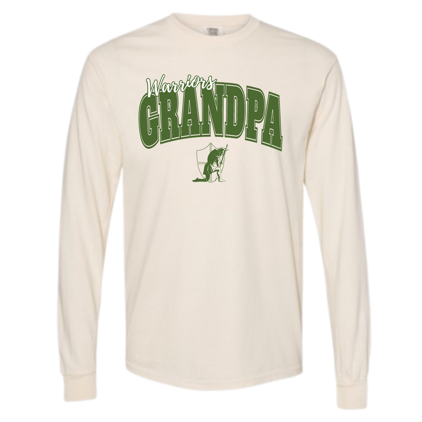 Warriors Varsity Grandpa Long Sleeve Tee