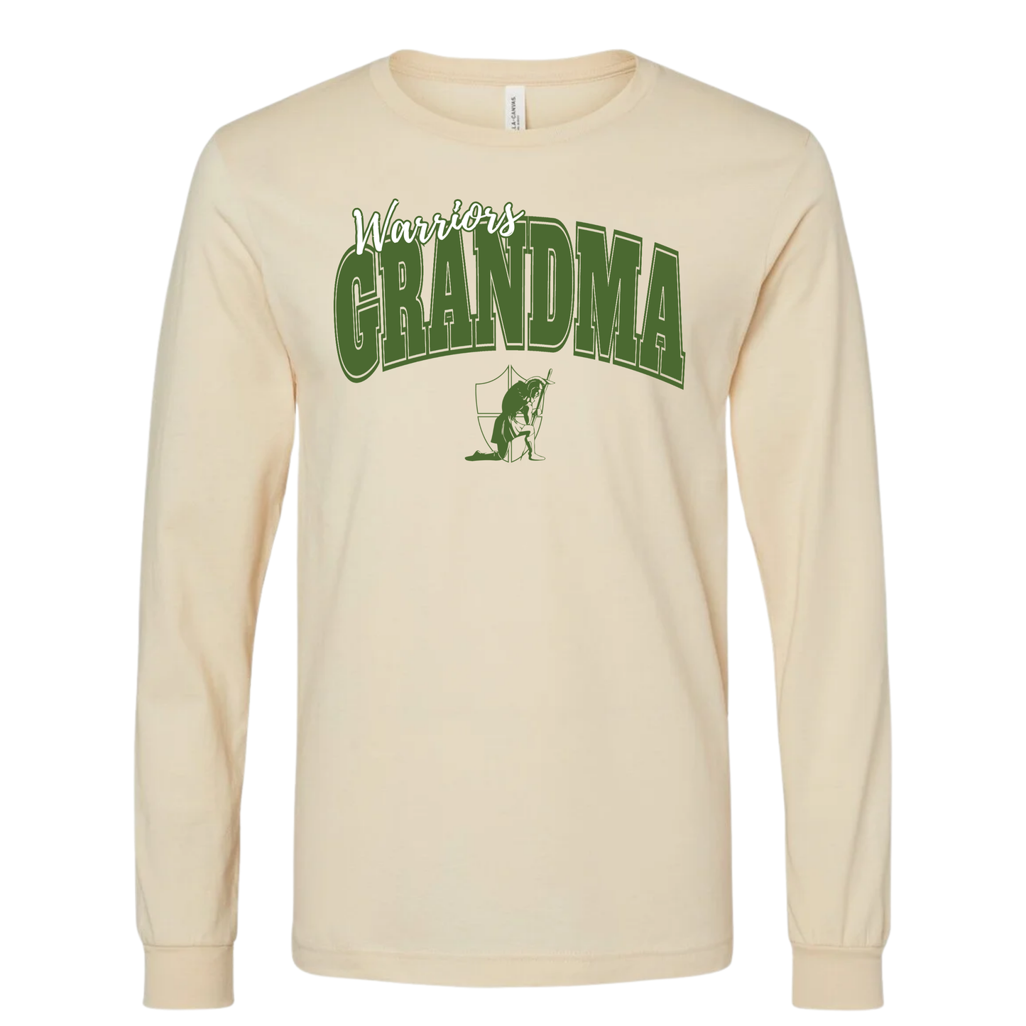 Warriors Varsity Grandma Long Sleeve Tee