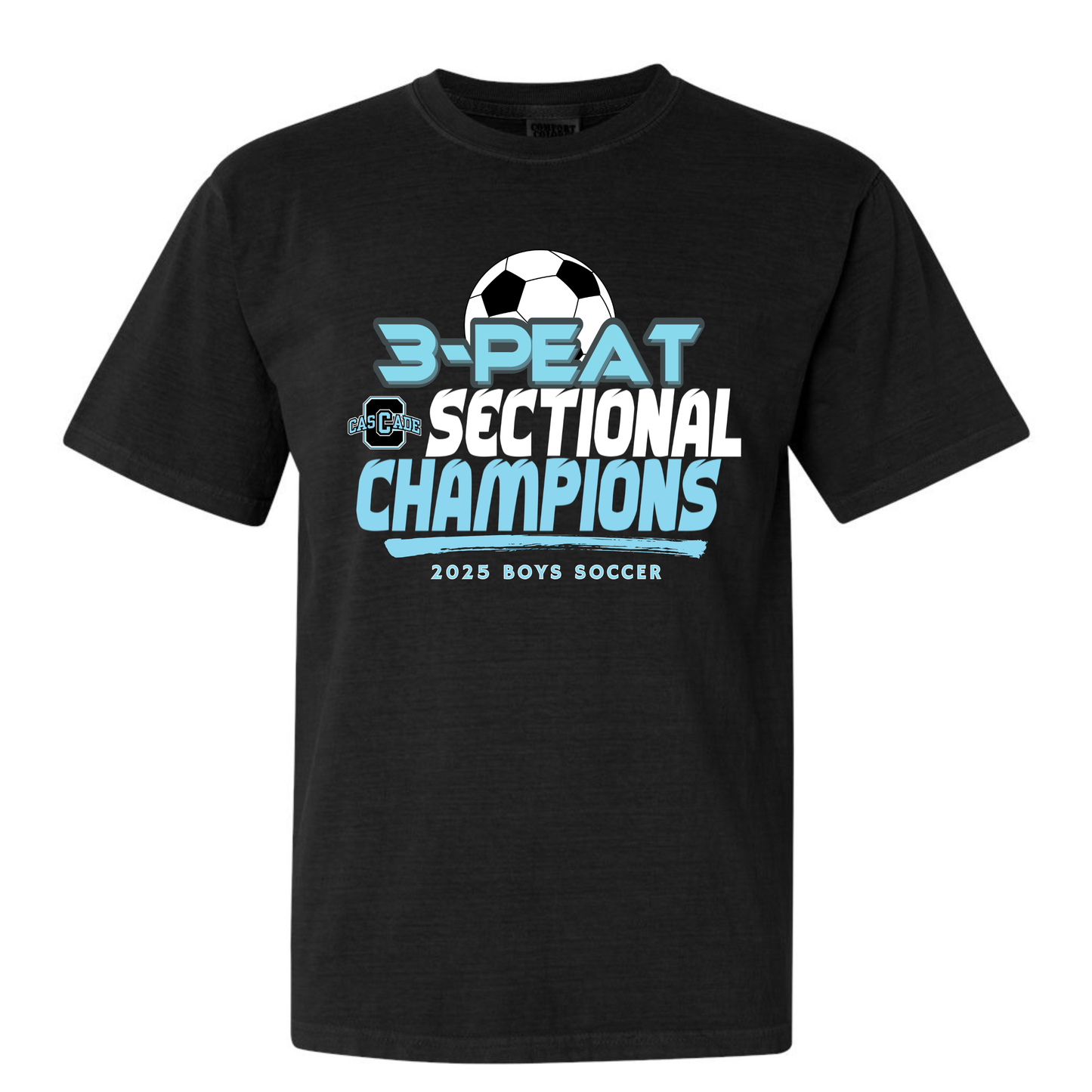 2025 Cascade Boys Soccer 3-Peat Sectional Champions