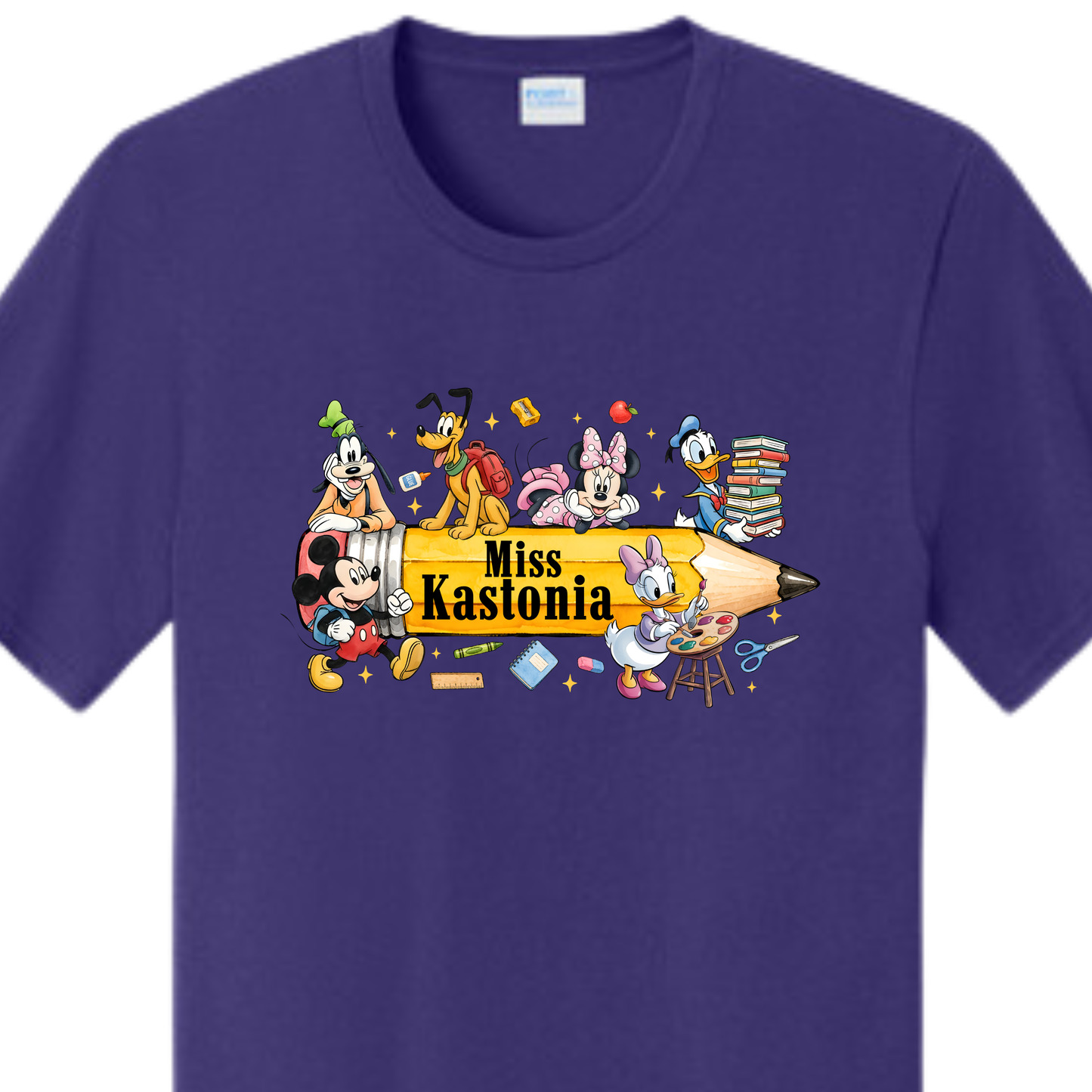 Personalized Disney Teacher Tee