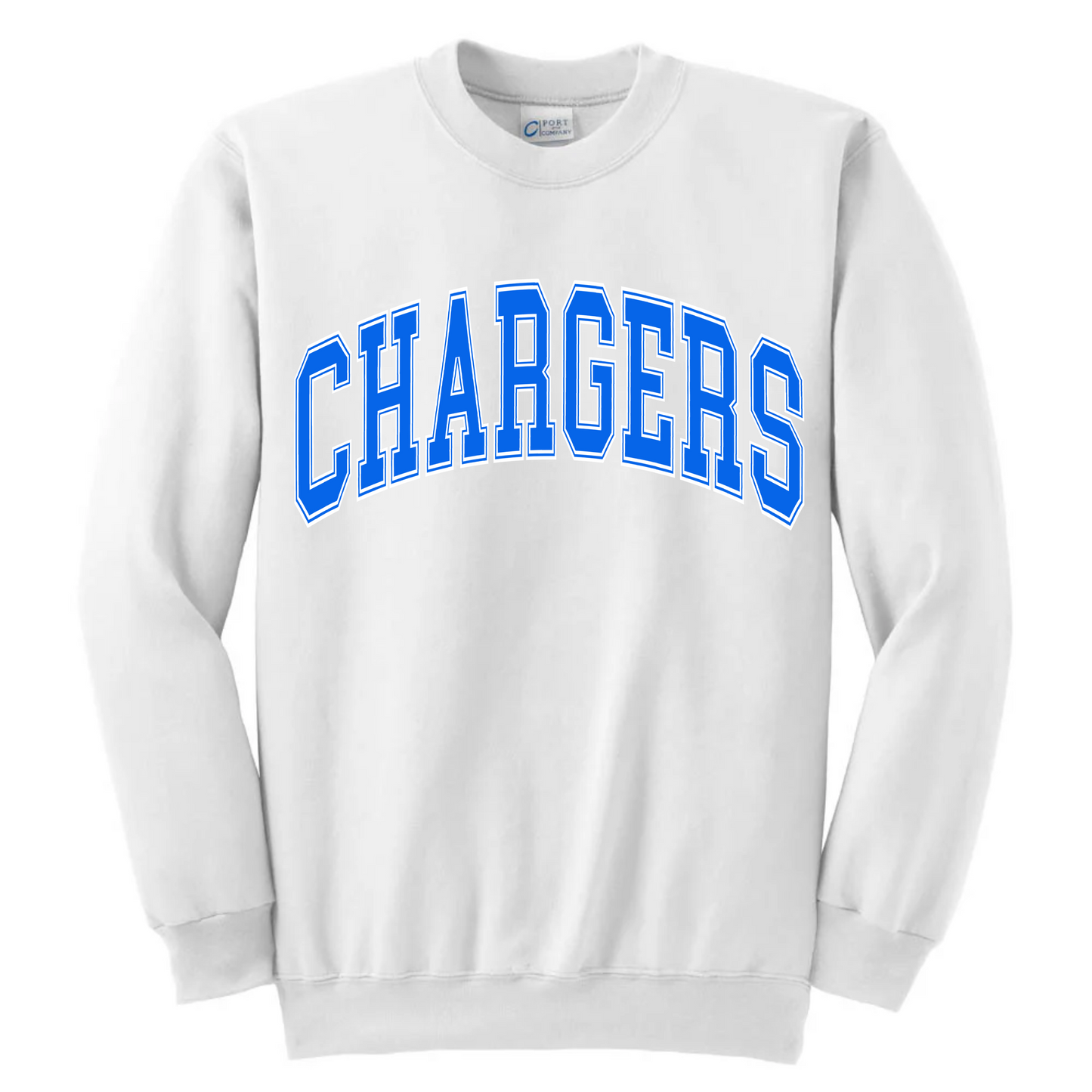 Chargers Varsity Sweatshirt (White)