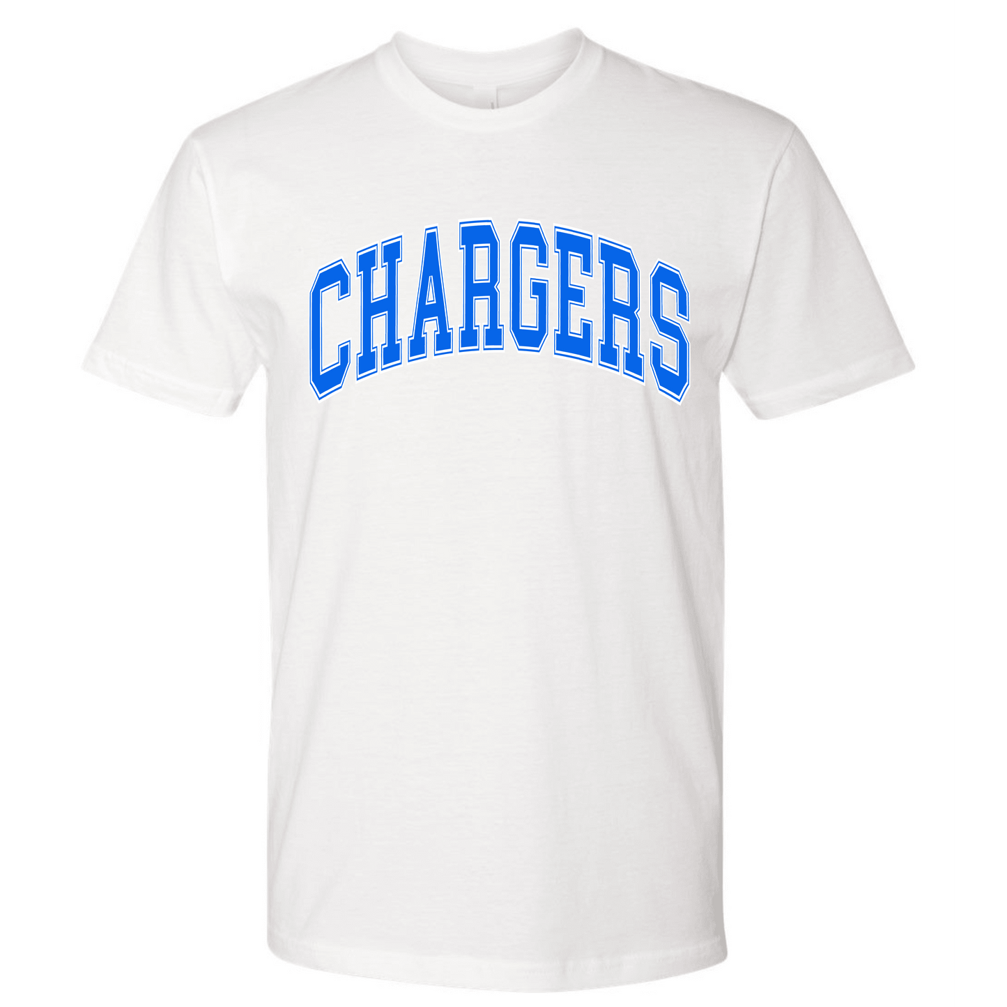 Chargers Varsity Adult Tee (White)