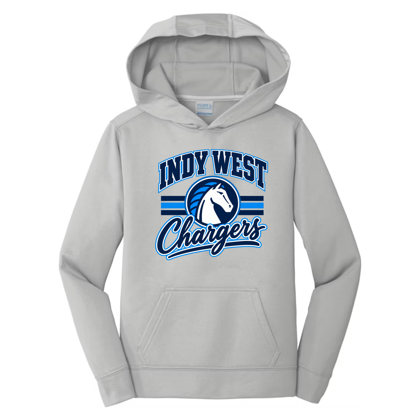 Chargers Champion Hoodie (gray)