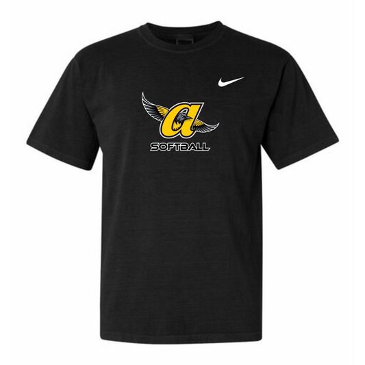 JO Softball Logo Adult Drifit Tee (Black)