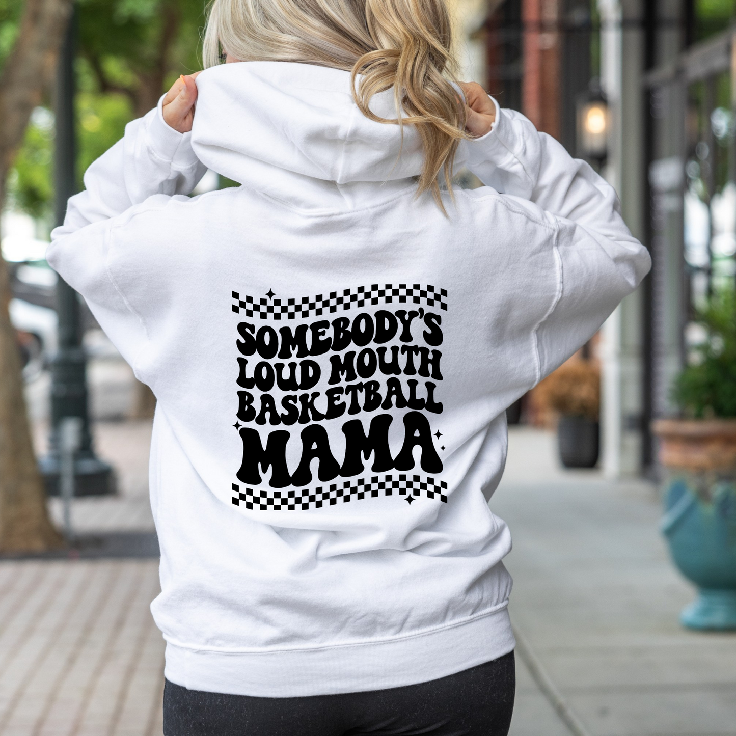 Loud Mouth Mama Basketball Hoodie