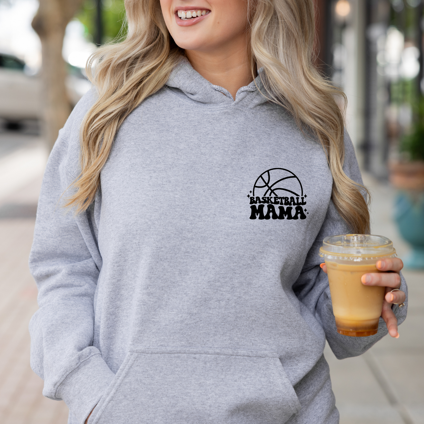 Loud Mouth Mama Basketball Hoodie