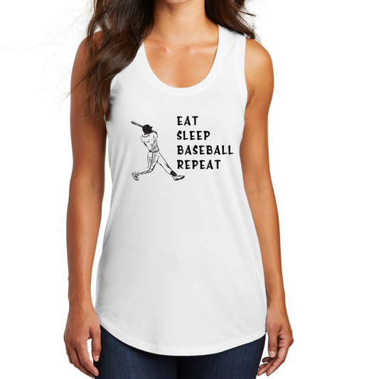 Eat Sleep Baseball Tank