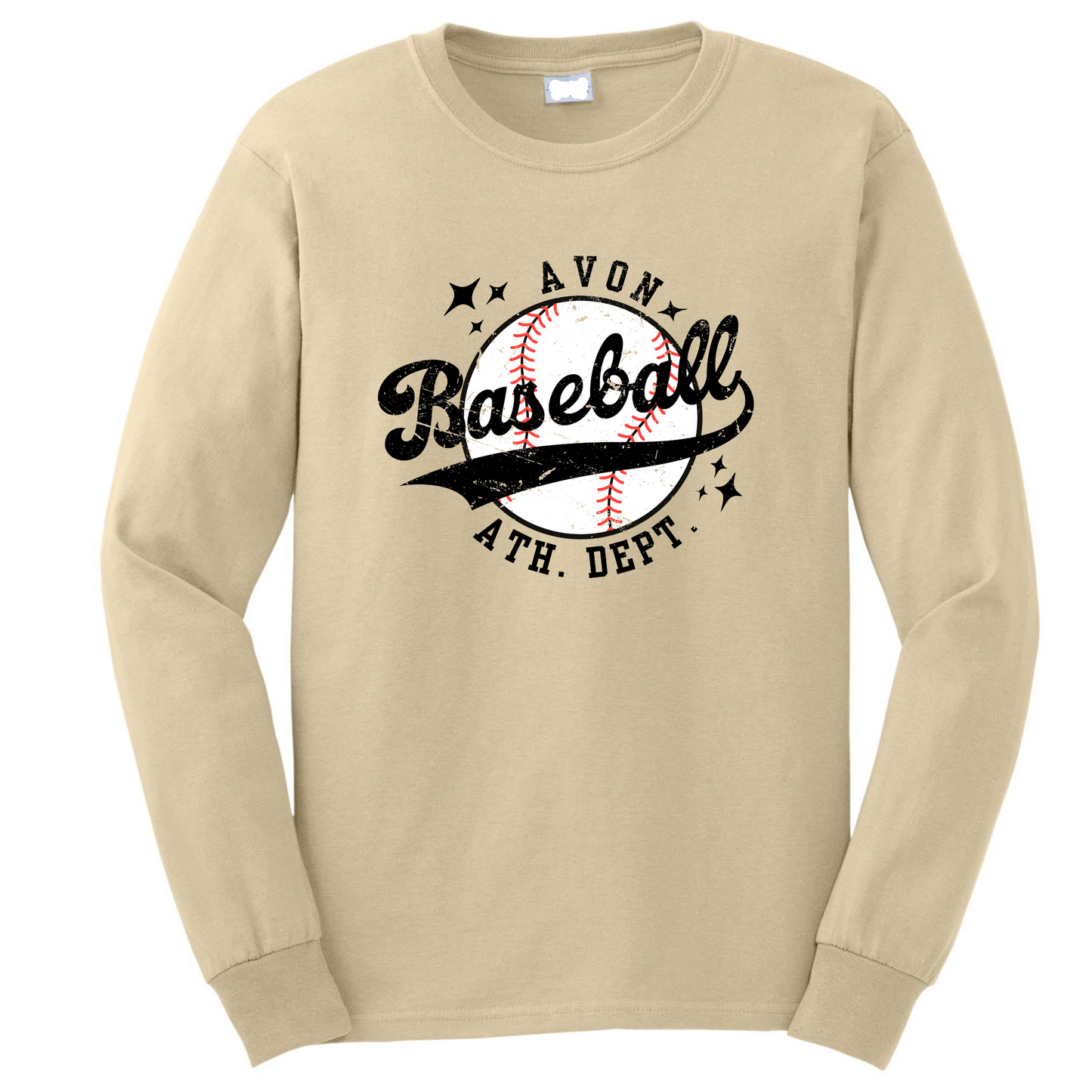 Avon Athletic Dept Baseball Tee & Crew