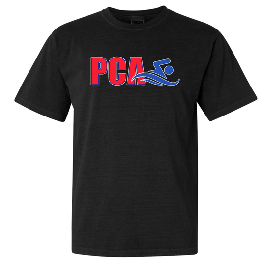 PCA Logo Adult Black Tee