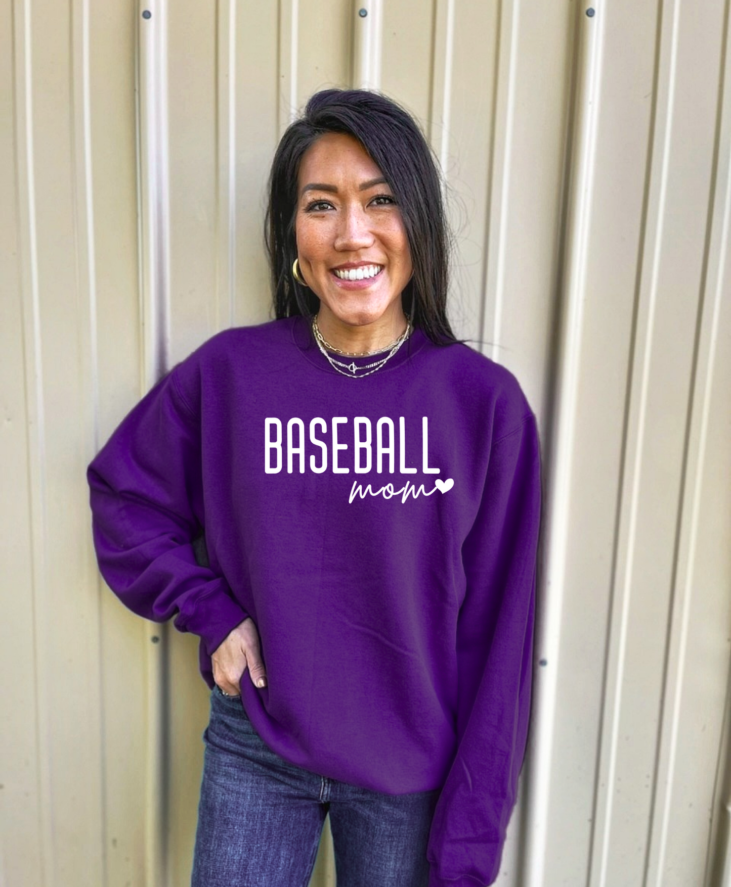 Baseball Mom Puff Crew