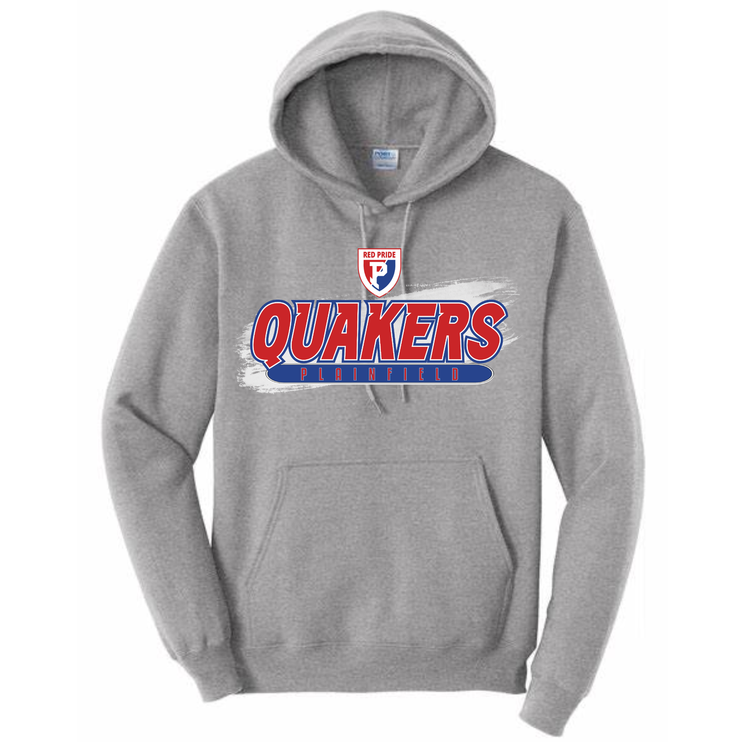 Quakers Red and Blue Hoodie