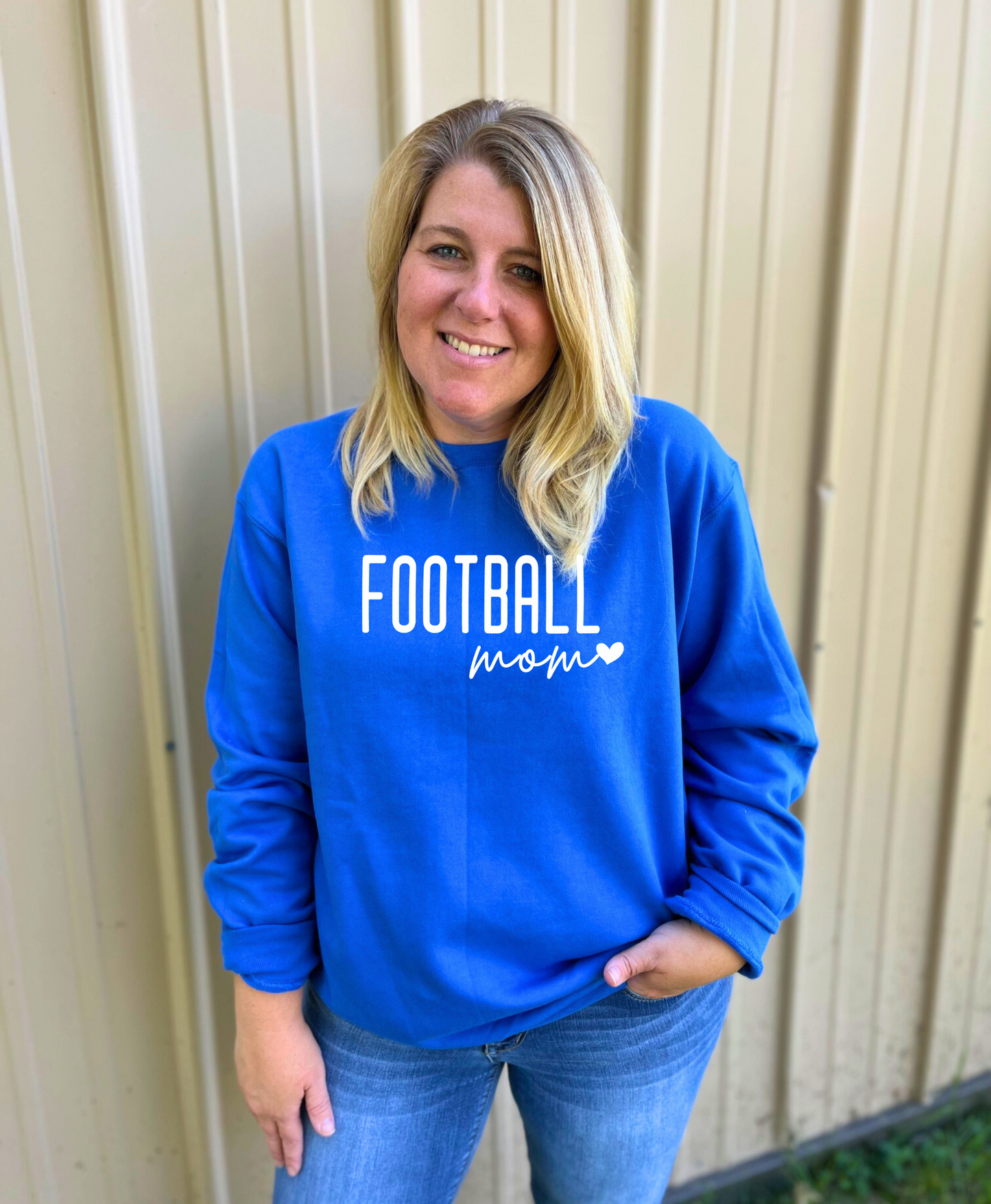 Football Mom Puff Crew