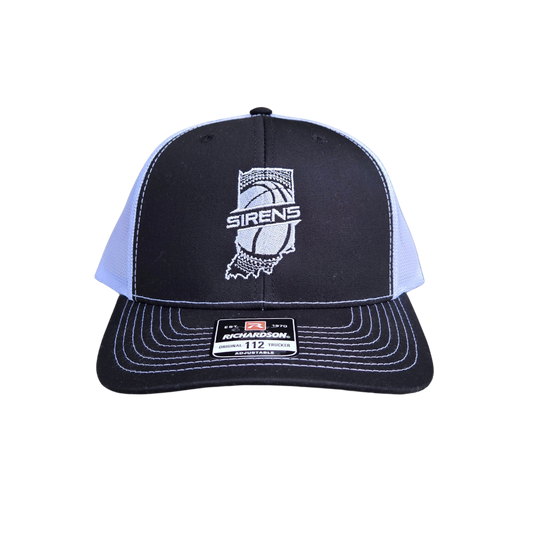 Sirens Black Embroidered Hat