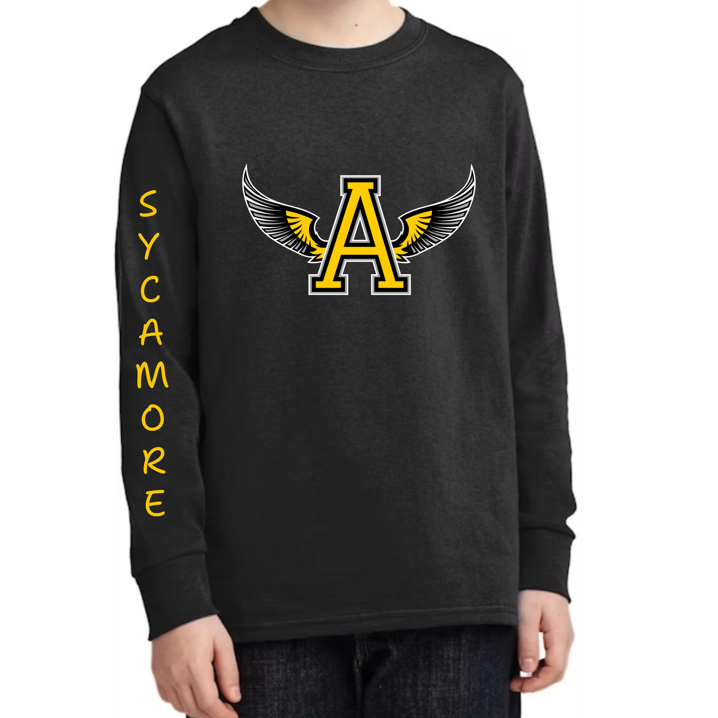 Wings Long Sleeve Youth Tee