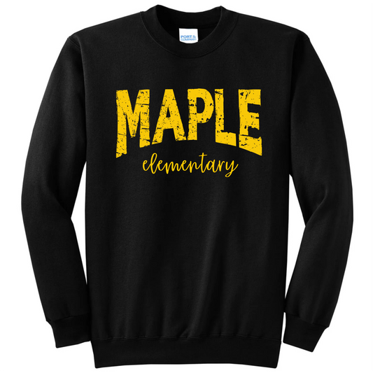 Distressed Maple Crew