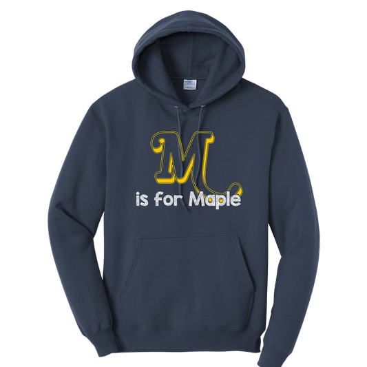 M is for Maple Hoodie