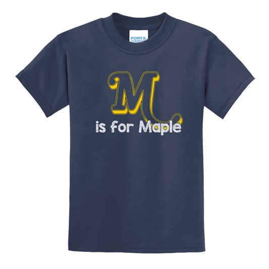 M is for Maple Youth Tee