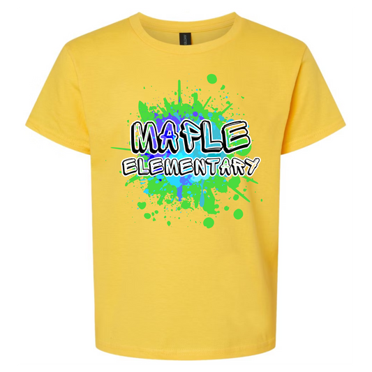 Maple Splatter Youth Tee
