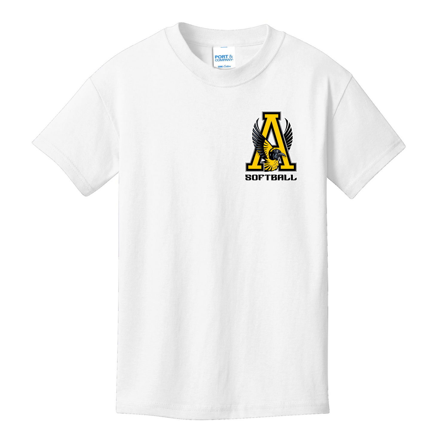 Avon Softball Pocket Logo Cotton Tee