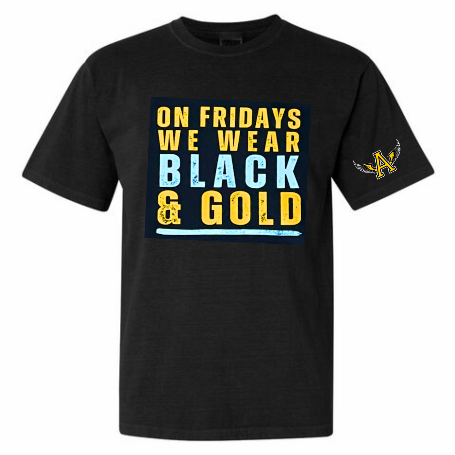 Black & Gold Youth Tee