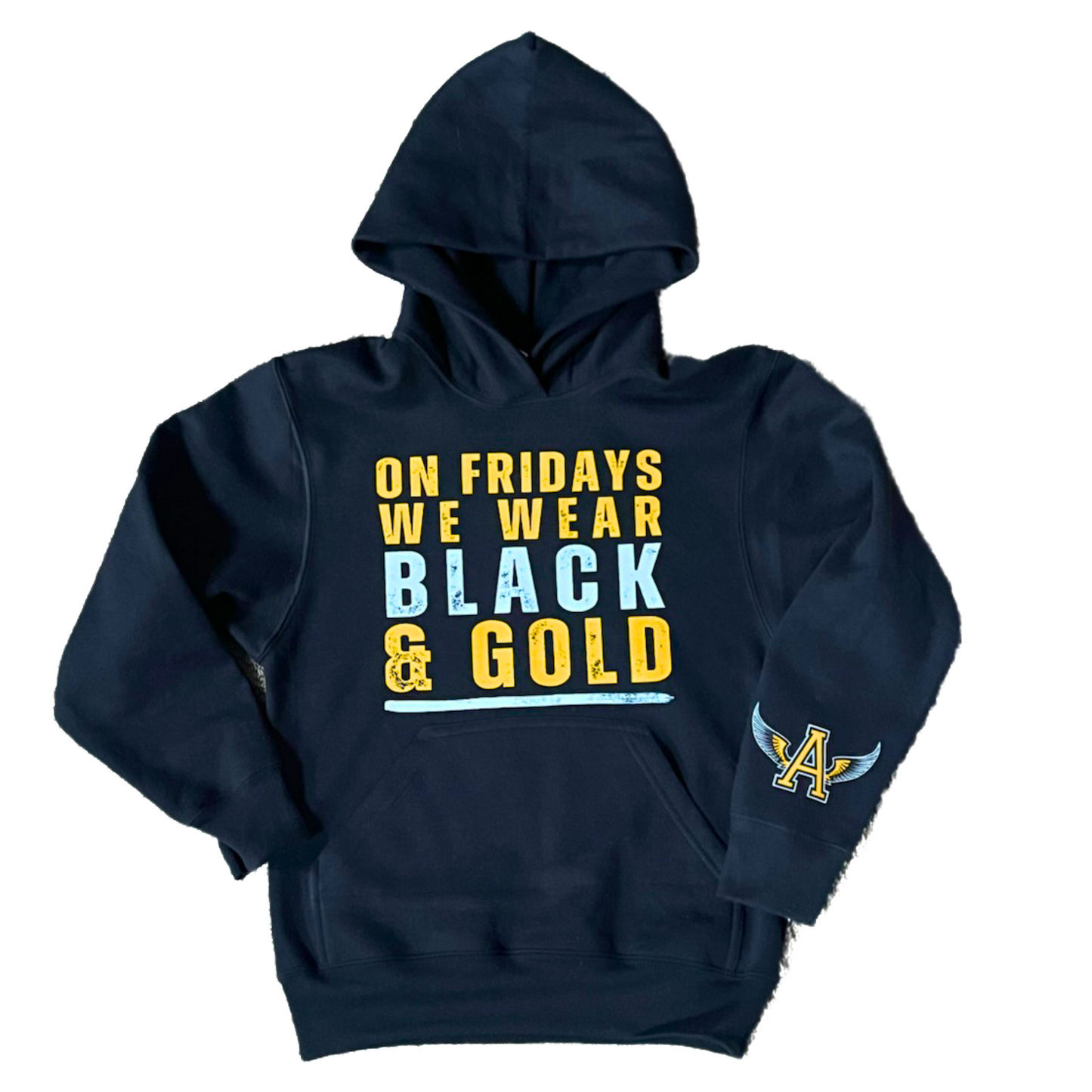 Black & Gold Hoodie