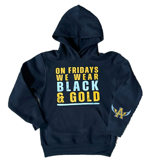 Black & Gold Hoodie