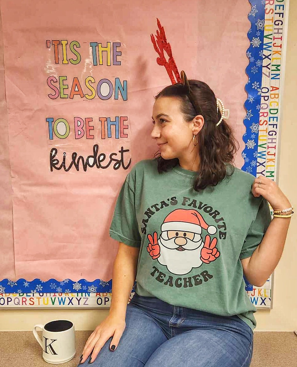 Santa's Favorite Teacher Tee