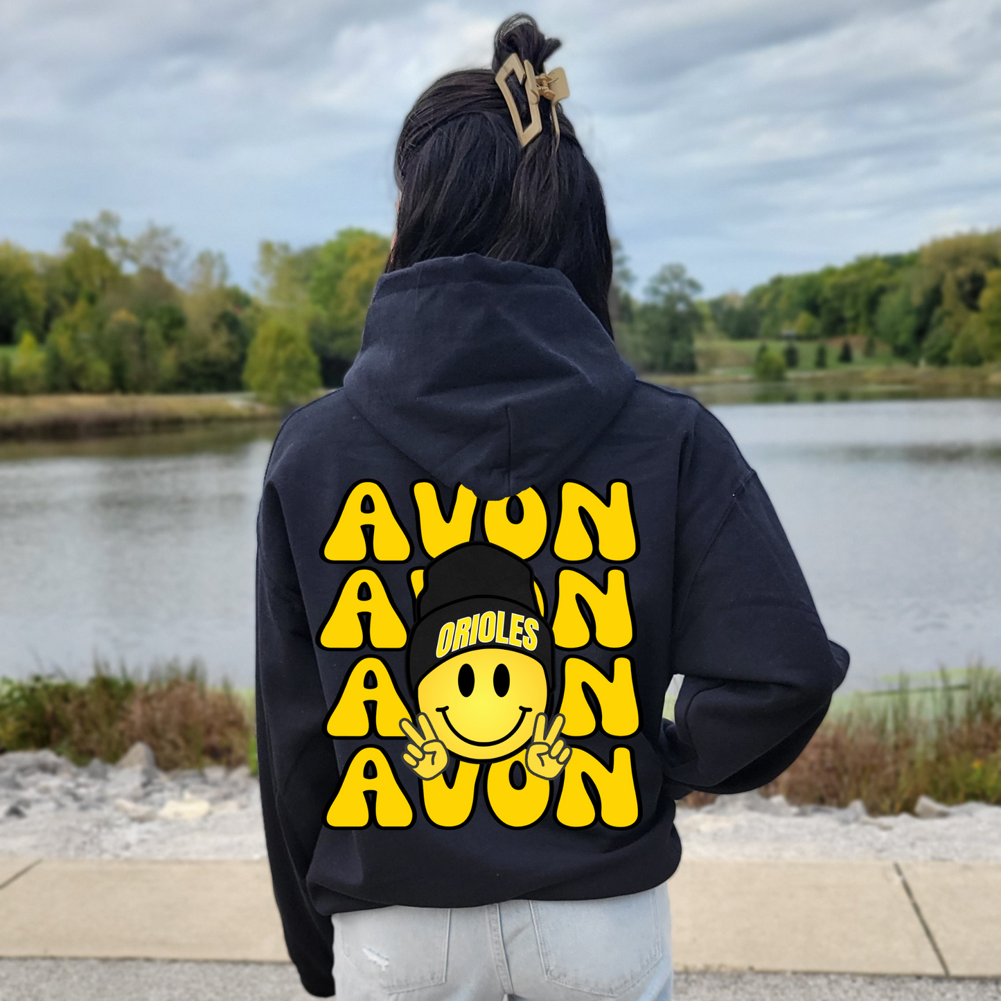 Avon Smiley Hoodie (no lashes)