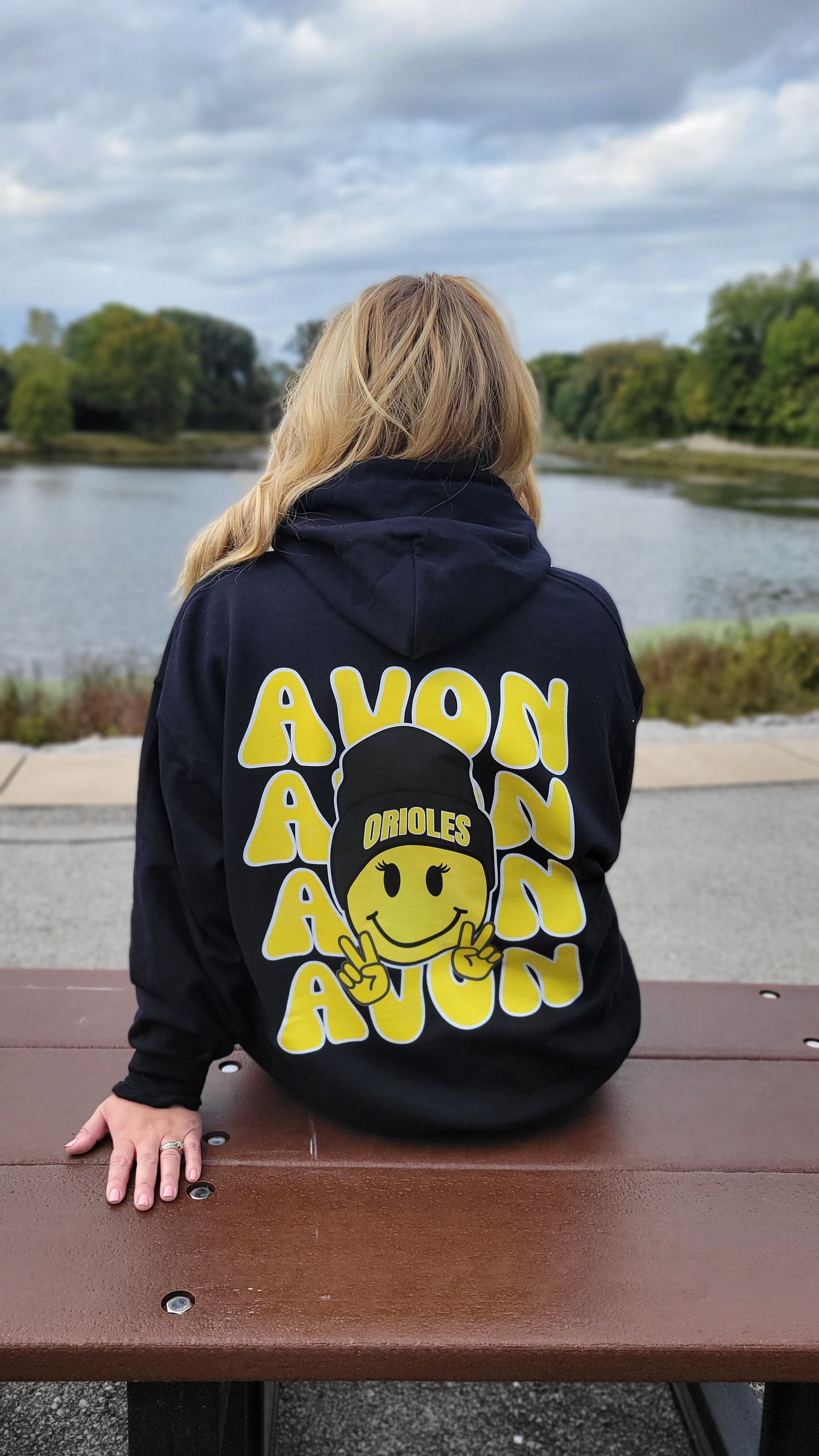 Avon Smiley Hoodie (w/ lashes)