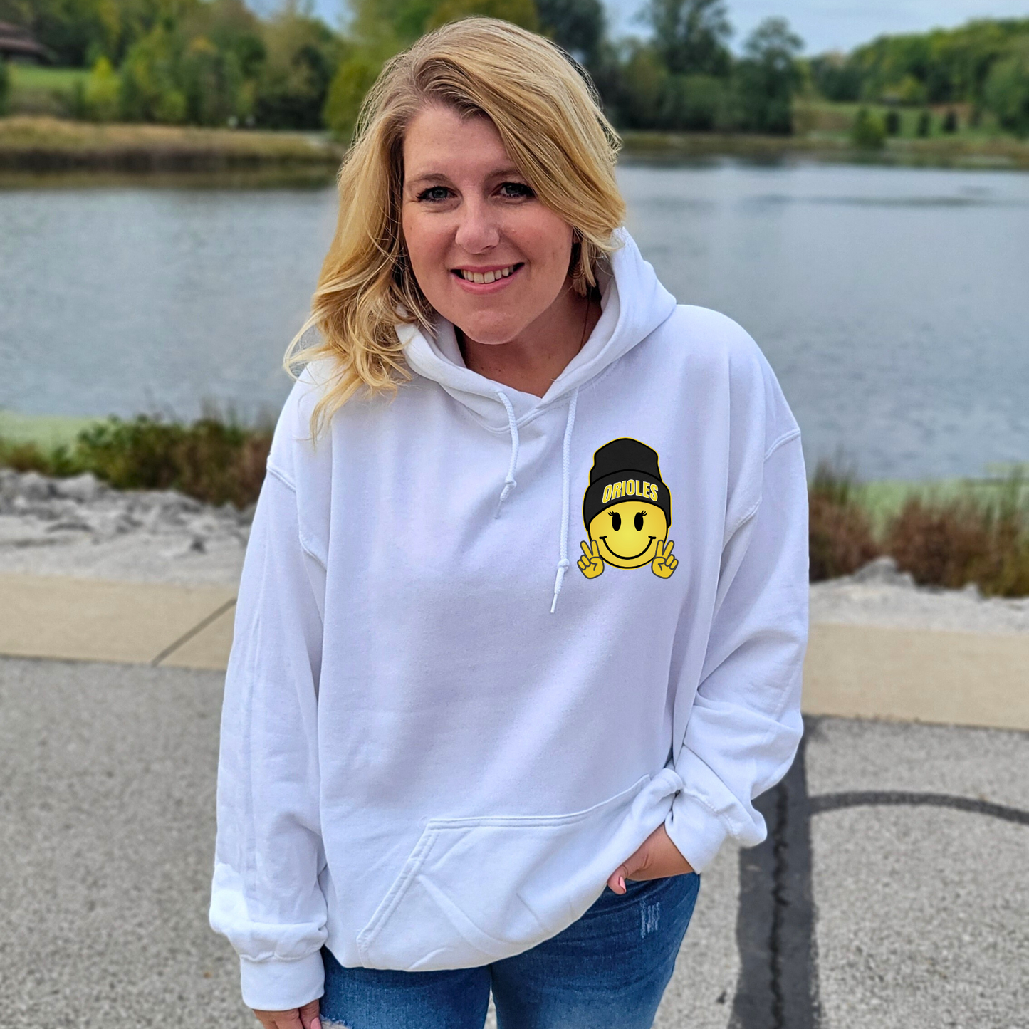 Avon Smiley Hoodie (w/ lashes)