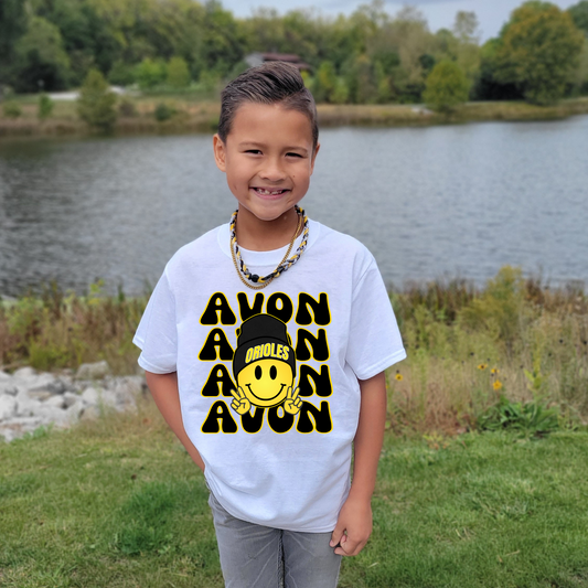 Avon Smiley Tee, Youth (no lashes)