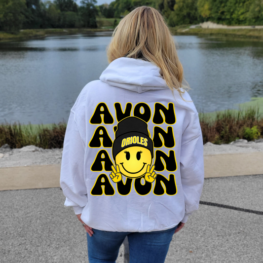 Avon Smiley Hoodie (w/ lashes)