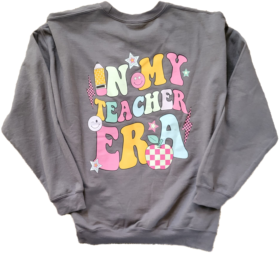 Teacher Era Crew Nonpersonalized