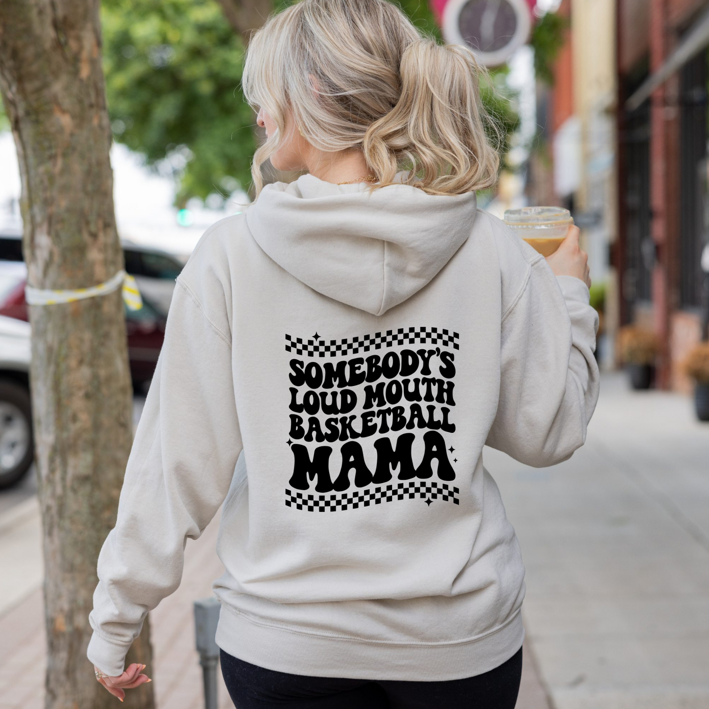 Loud Mouth Mama Basketball Hoodie